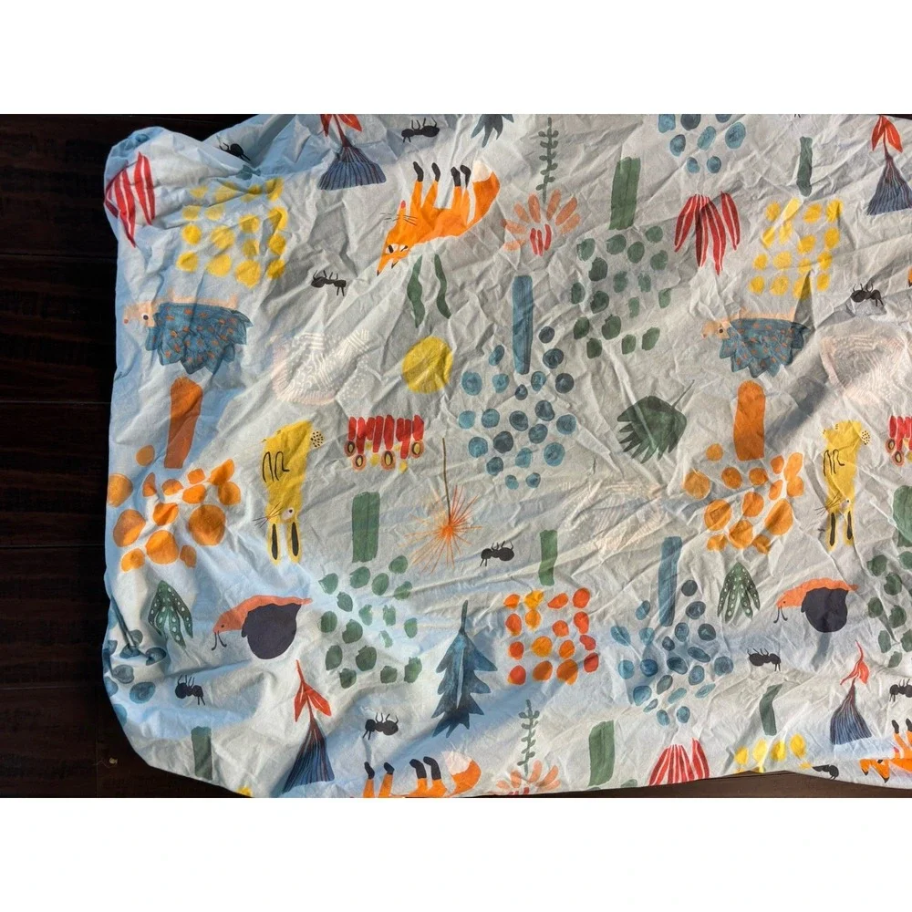 Pottery Barn Kids West Elm Woodland Fitted Crib Sheet Organic Cotton